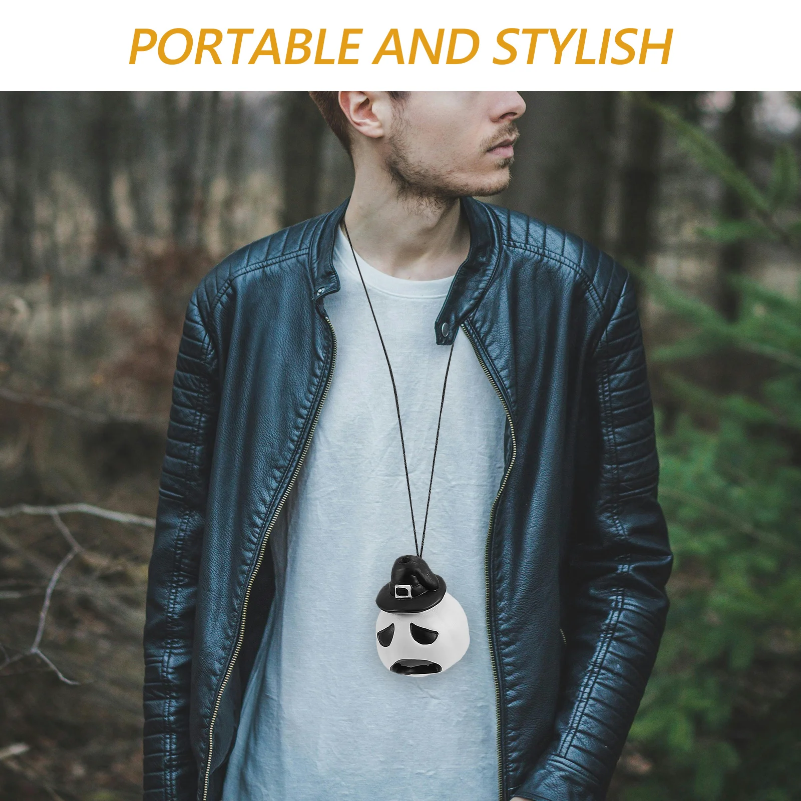 

White Ceramic Aztaka Ghost Whistle Halloween Scary Prank Party Noise Maker Loud Screaming Whistle Death Screams