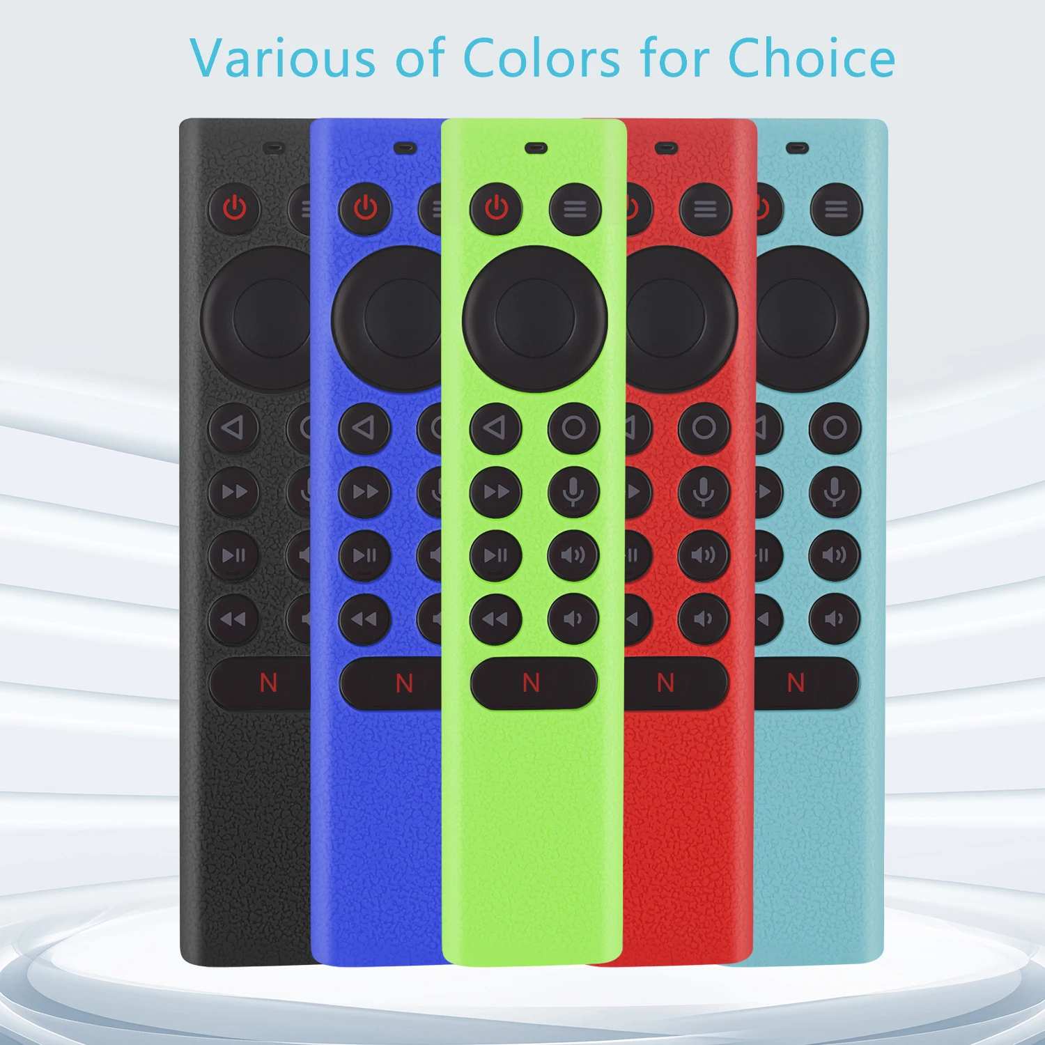 Shockproof Remote Control Cover Fit for Nvidia Shield TV Pro HDR Silicone Anti-Fall Skid Protective Soft Sleeve Skin Shell Case view 2