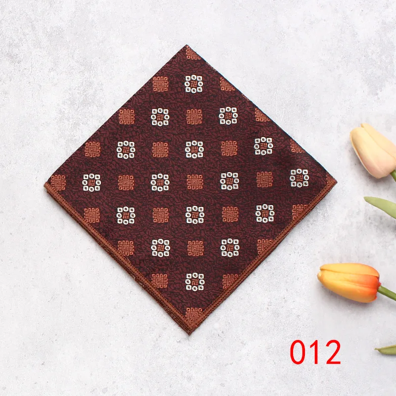 Jacquard Pocket Square For Men Women Paisley Chest Towel Hanky Gentlemen Hankies Men's Suit Handkerchief Pocket Towel Gifts