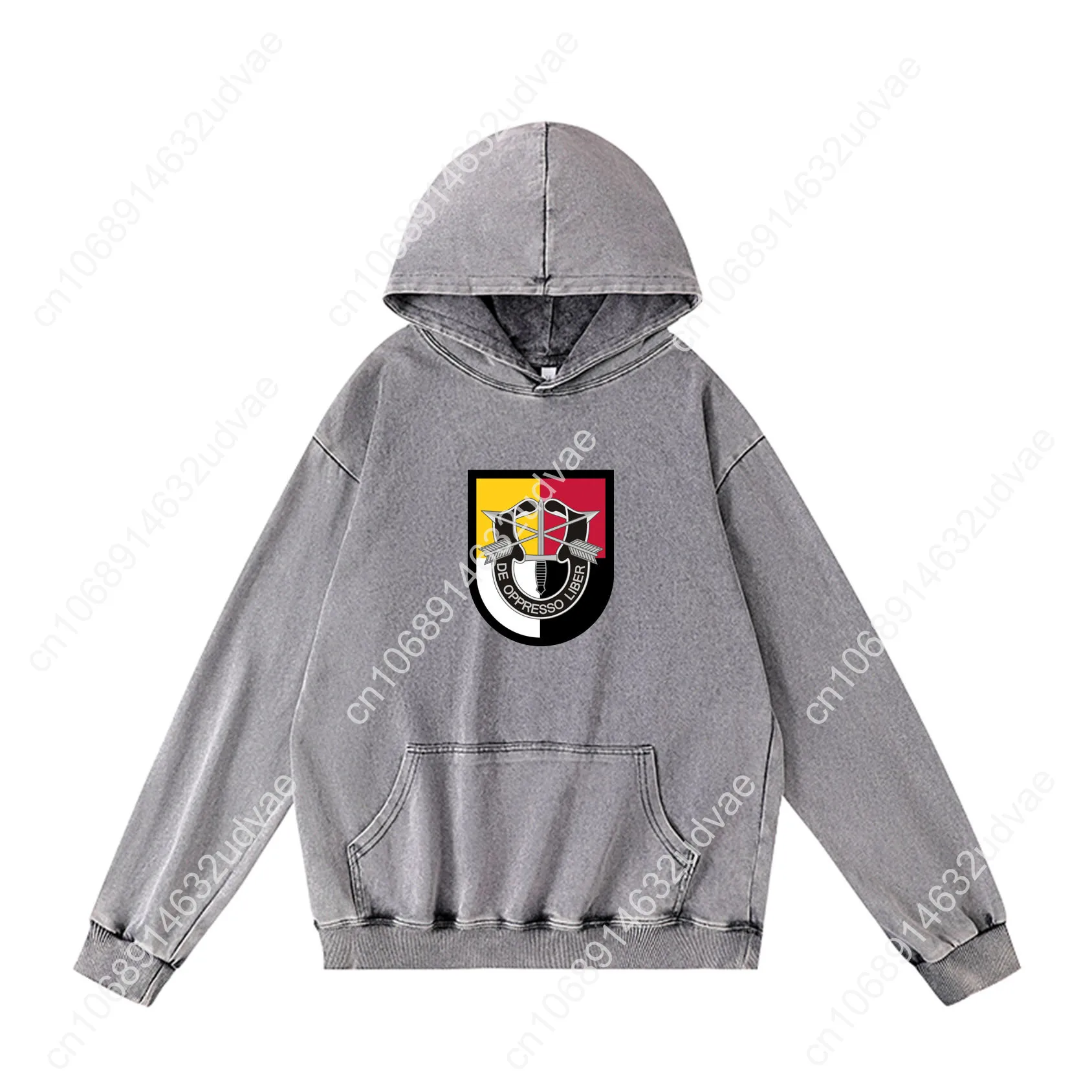 US Special Forces 3rd Special Forces SFG Hoodies Retro Sweatshirt met capuchon Man Vrouw Tiener Pullover Sweatshirt Aangepaste tops