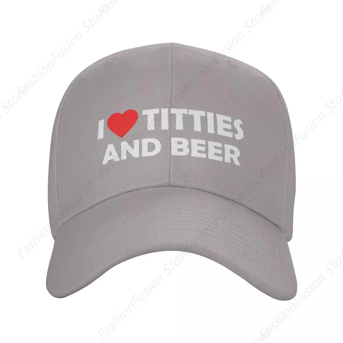 

Personalized I Heart Titties And Beer Baseball Cap Men Women Adjustable Casquette Fashion Unisex Headwear for Casual Trucker Hat