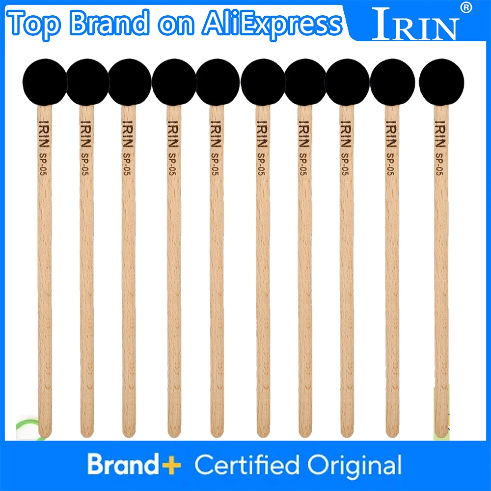 

Басовые барабанные палочки IRIN SP-05: Премиальные резиновые молоточки для барабанной группы, выступлений и занятий, аксессуары для ударных инструментов