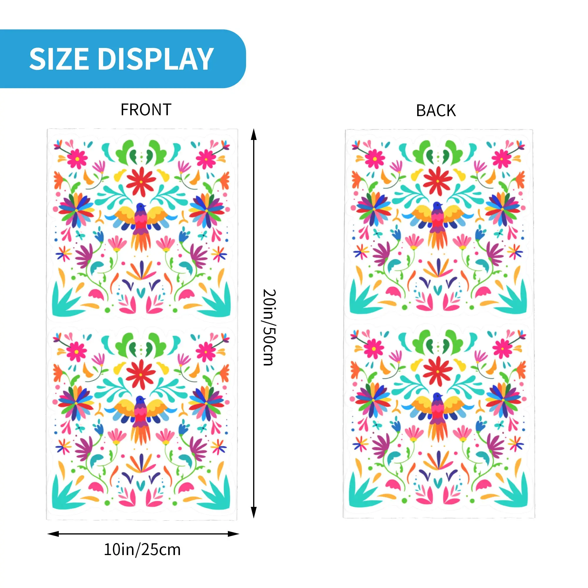 Mexican Floral Flower Textile Balaclava  Hiking Camping Face Masks Women Funny UV Protection Bicycle Mask Soft Bike Scarves