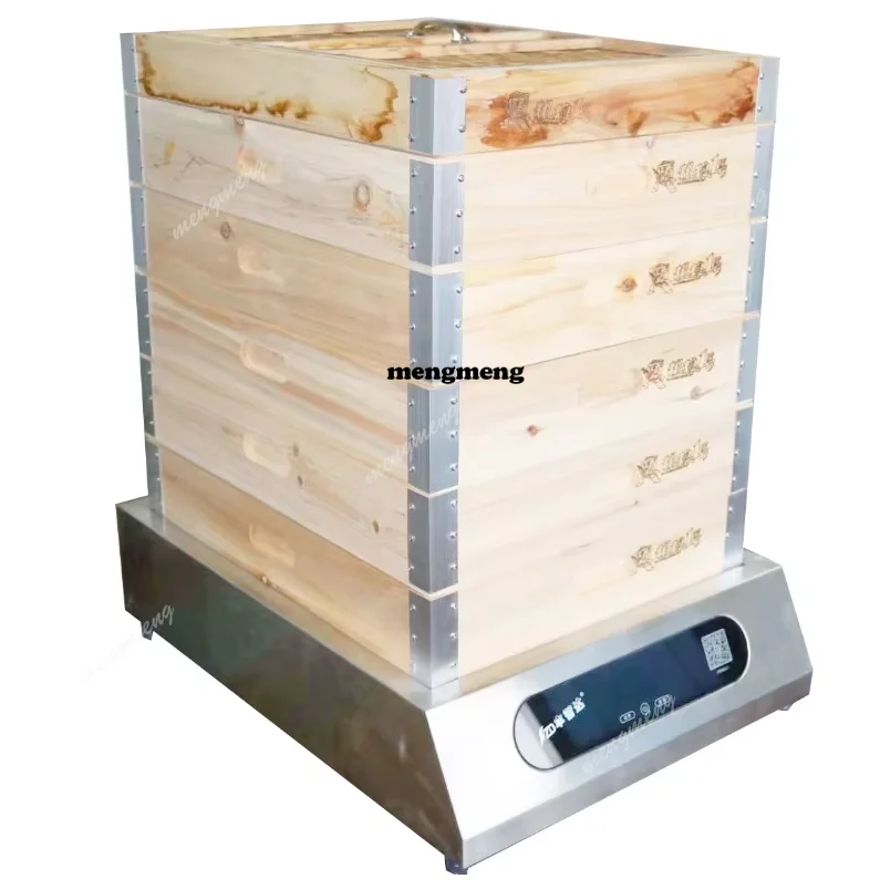 Vaporizador Siopao comercial con acero inoxidable de calidad alimentaria, alta capacidad, bajo consumo de agua, equipo asiático Dim Sum