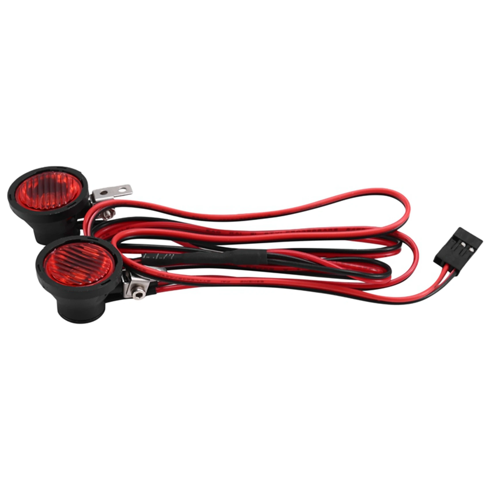 B78B-LED Lights Bright Headlights Spotlight For 1/10 RC Crawler Car TRX4 TRX6 Axial SCX10 90046 Round 2LED