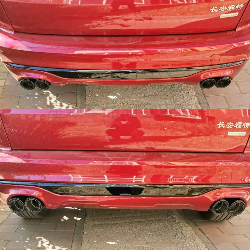 Car Modification Muffler End Pipe Exhaust Tips auto accessories parts spares Non-destructive For Ford Escape Kuga 2023-2025