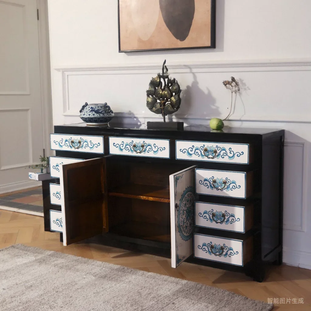 Picture 3: Household kitchen locker painted storage decoration