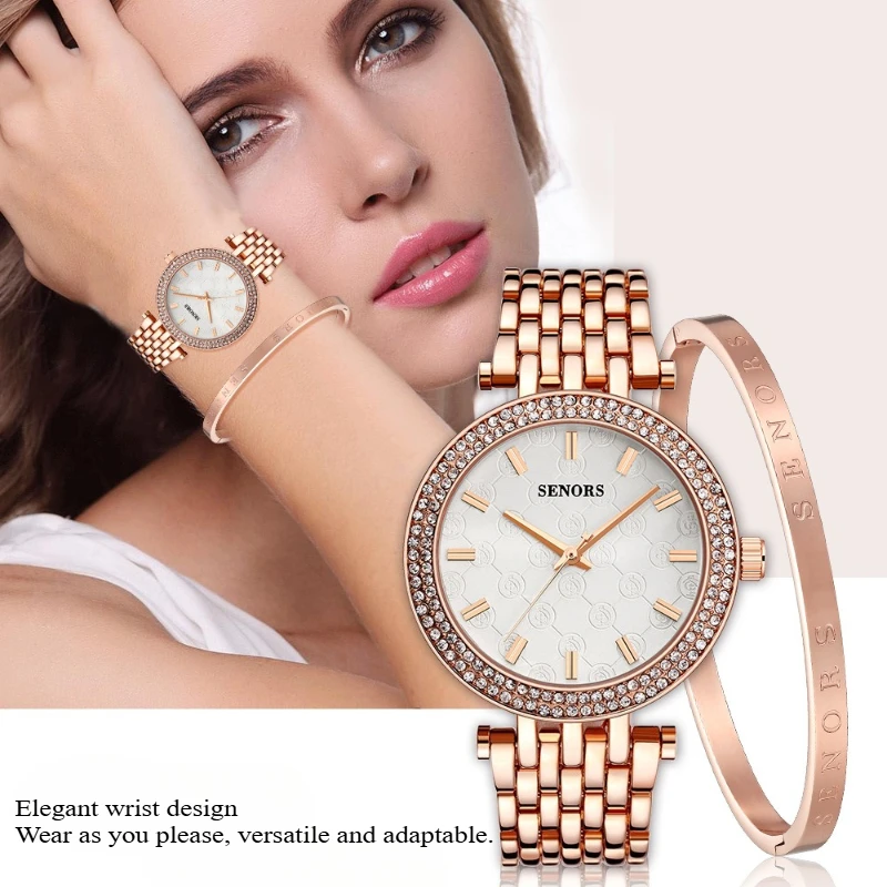 2025 New Elegant Ladies Watch Fashion Trend Simple Quartz Waterproof Watch Luxury Birthday Gift