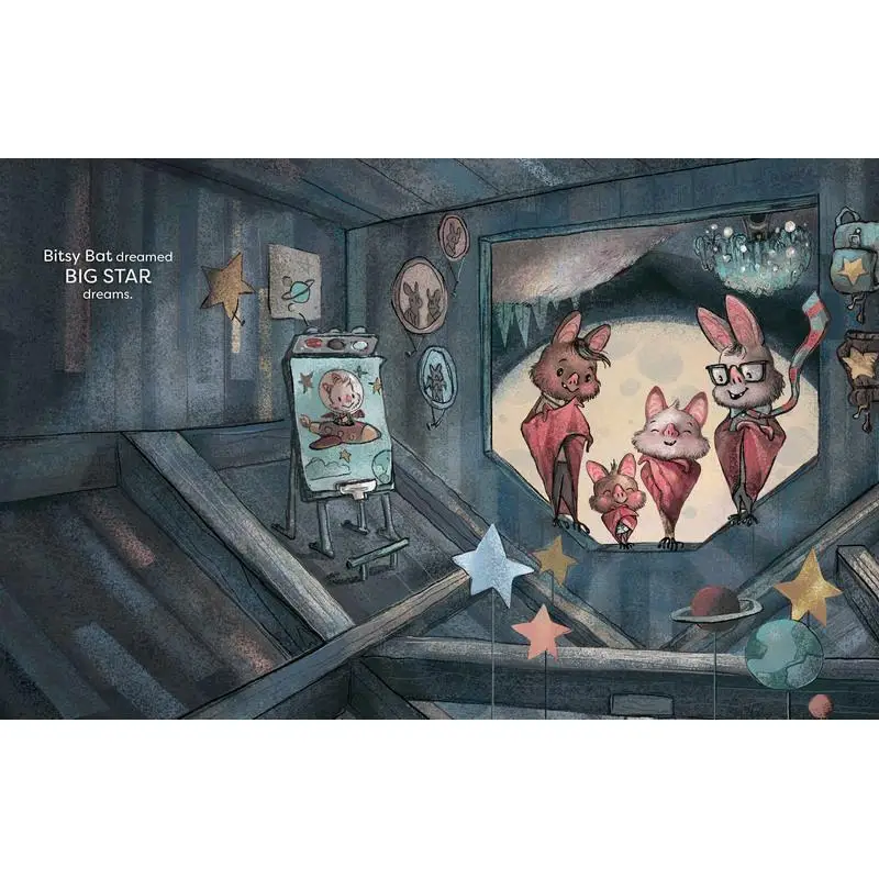 Kaz Windness Bitsy Bat School Star Kaz Windness Paula Wiseman Books 9781665905053 Boek