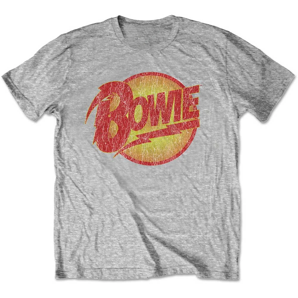 Black Vintage Diamond Dogs Logo David Bowie T-Shirt Cotton Graphic Tee Men Women Summer Streetwear