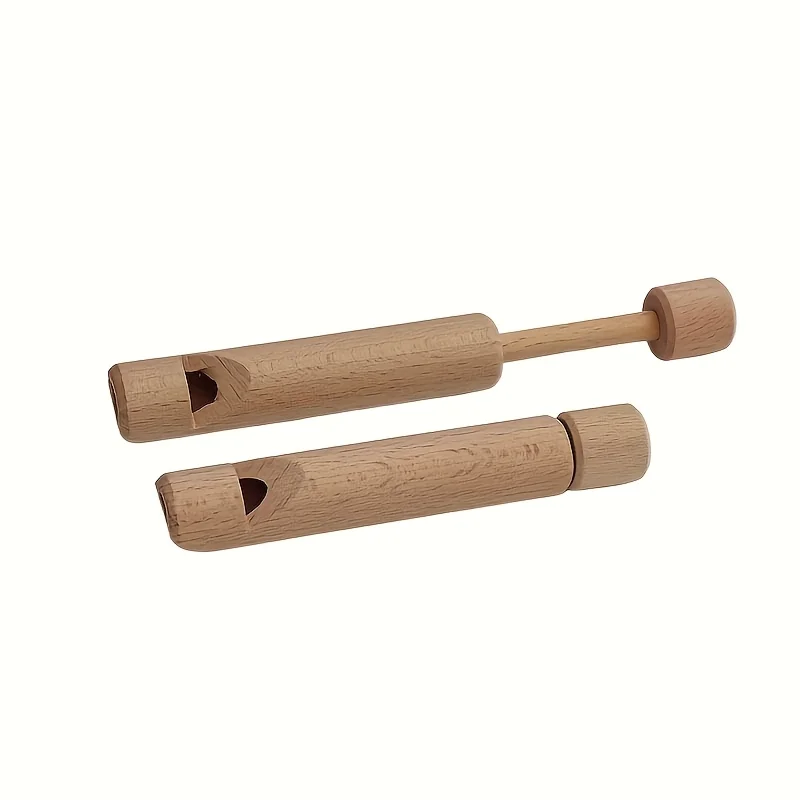 Bird Song Tube Natural Wooden Whistle Portable Outdoor Camping Toy Kids Adult Handheld Sound Maker Wood Instrument Gift