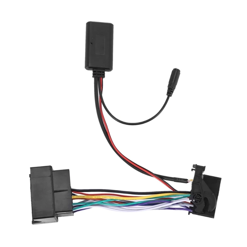 sem fio para carro, adaptador auxiliar música, conector microfone para e60 e61 e63 e64 e65 e66 e81 e87 e70 e90 e91