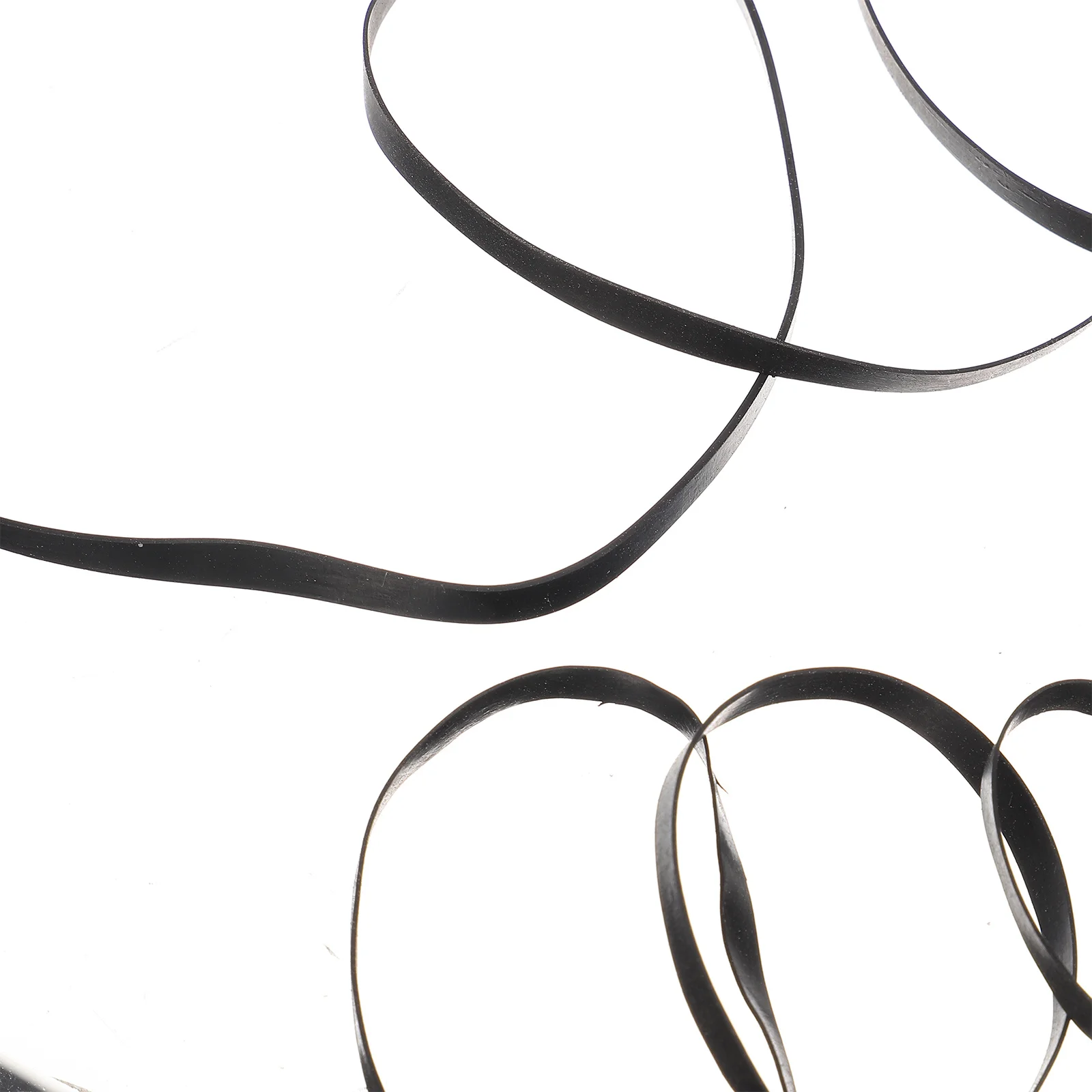 

50pcs Cassette Belts 4Mm Square Flat Rubber Drive Belts For Tape Recorder Player Repair Replacement Use In Dvd Video Machine