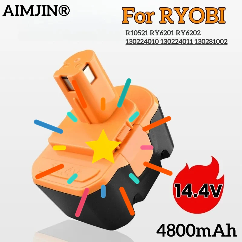 14.4V For Ryobi R10…
