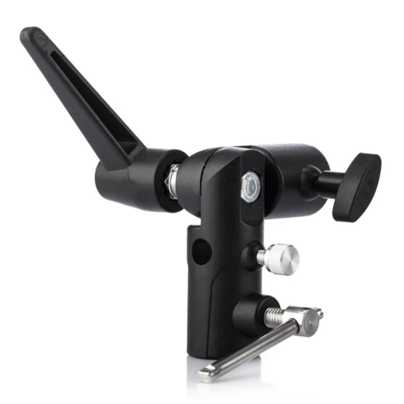 Flash Bracket H-Type Swivel Umbrella Holder Adapter Adjustable 1/4\