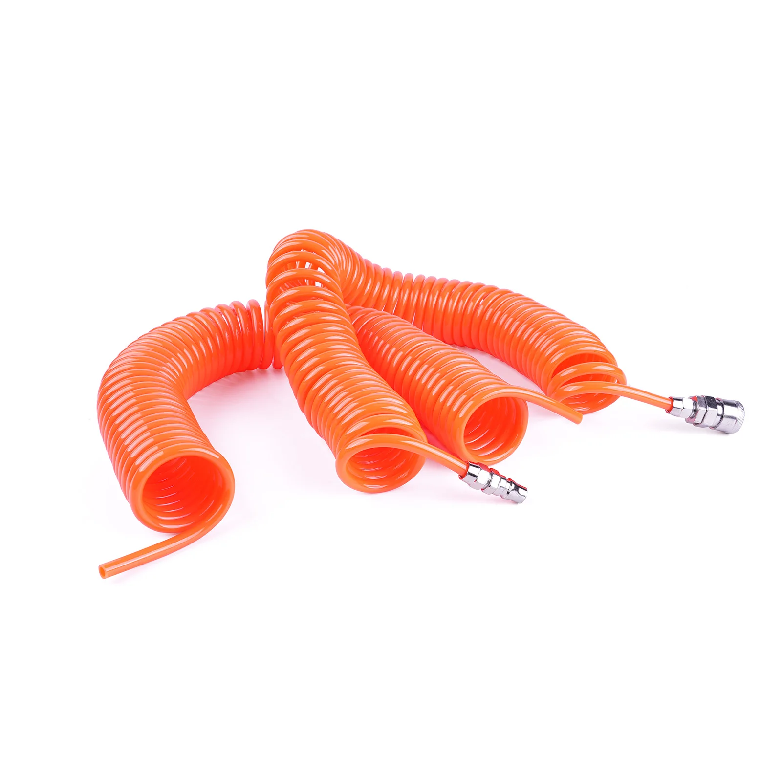 

KAMSIN PU8*5 Spring Hose With Connector,Durable Air Compressor Hose For Various Pneumatic Tools And Equipment