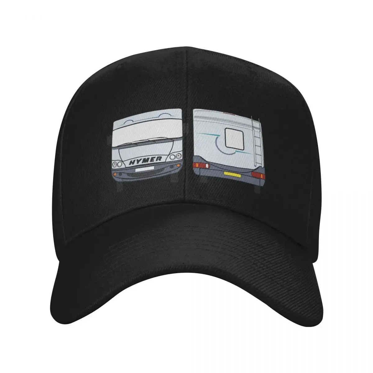 

Hymer Motorhome Front & Back - Colour Baseball Cap summer hat fishing hat Ladies Men's