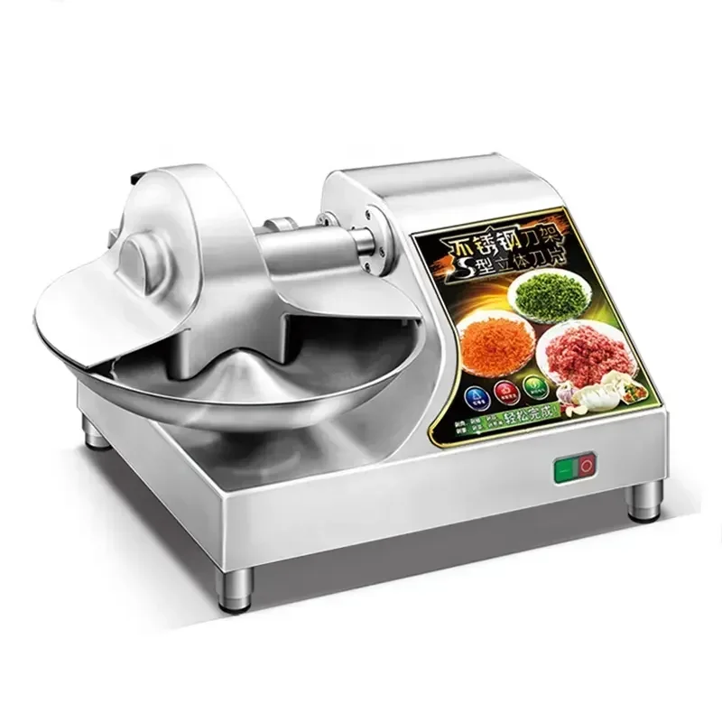 

2025/Wholesale low price meat vegetable fruit bowl cutter machine commercial meat sausage bowl chopper salad cutter Kitchen equi