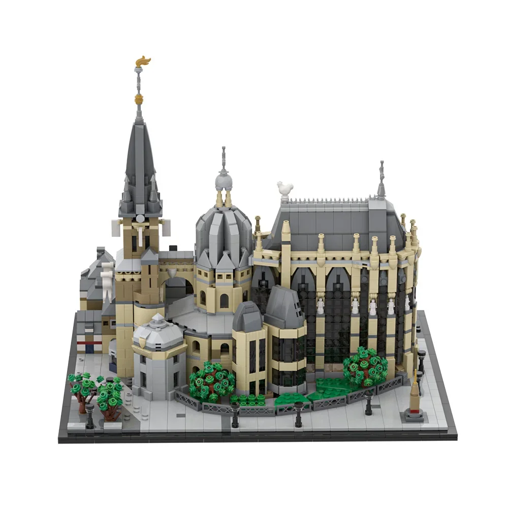

MOC Aachen Cathedral - mausoleum of Charlemagne Building Blocks DIY Assemble Toy Gift