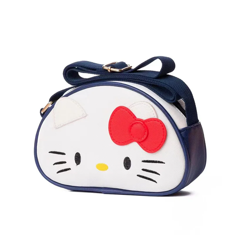 MINISO Cute Cartoon torba na ramię Melody Kuromi dziewczęca torba typu crossbody torba typu Shell torba wodoodporna PU dziecięca mała torba na ciało