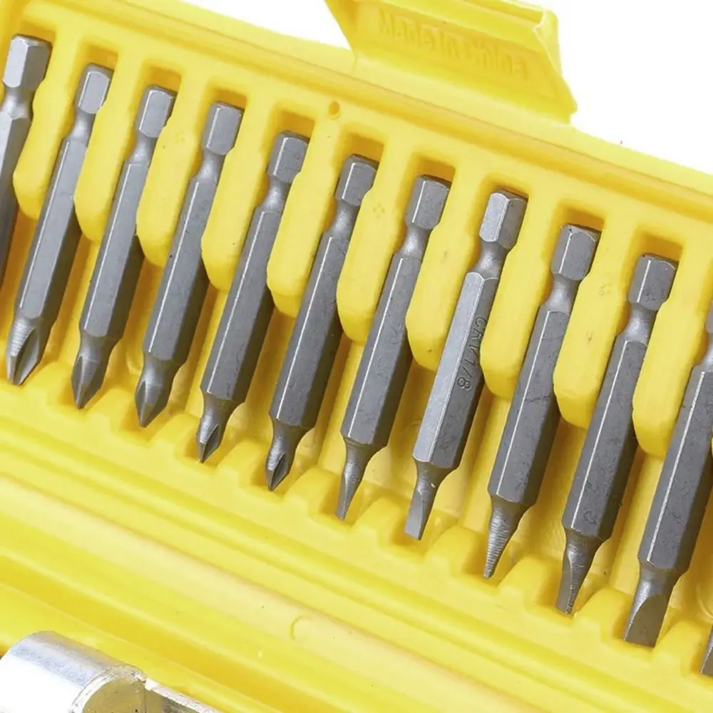 

Wrench Drill Driver Drill Bit Set with Storage Box Countersunk Head Batch Head Combination Set Durable High Hardness