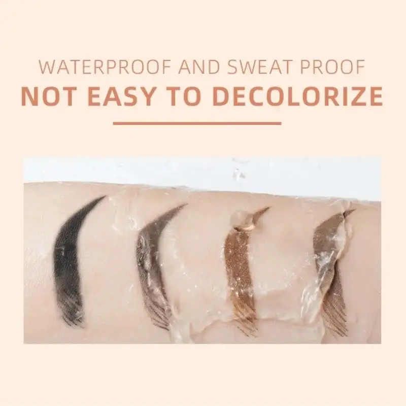 Crema per lo styling delle sopracciglia a 6 colori, gel modellante, sapone, cera, tinta per sopracciglia, con pennello, impermeabile, aspetto naturale a lunga durata