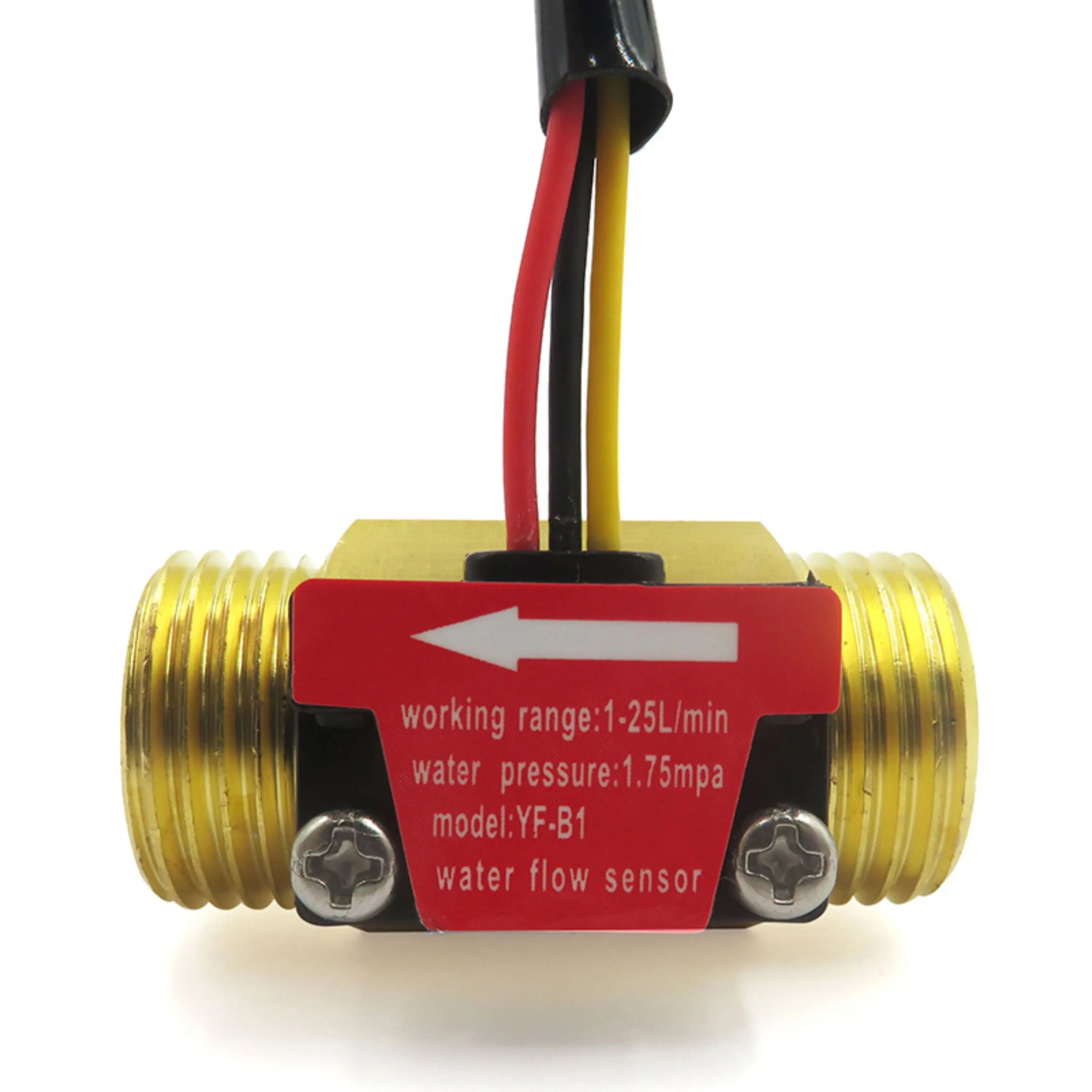 3/4 inch High Precise Brass Water Flow Sensor Flowmeter Hall Flow Sensor Water Control Liquid Sensor Switch