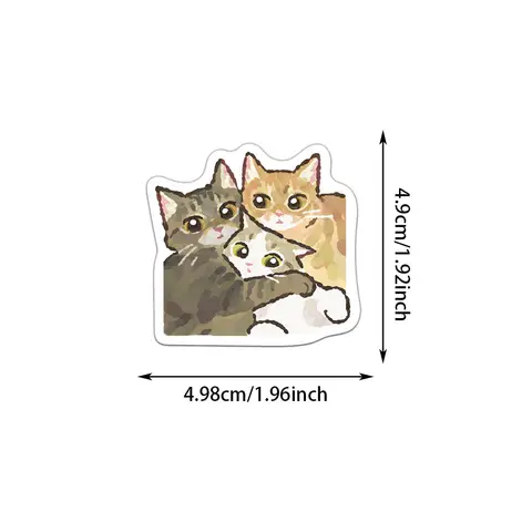 12 best sales söta kattklistermärken - №4