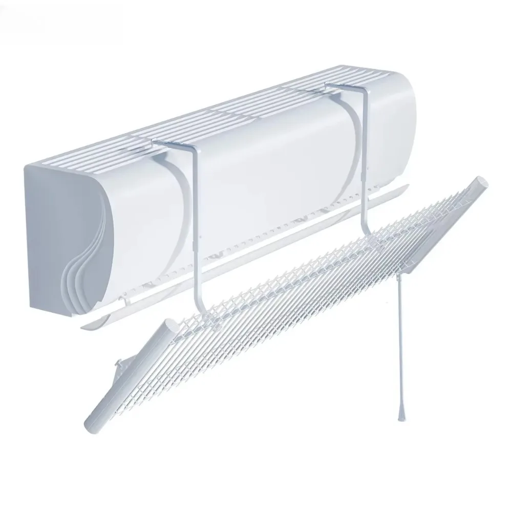 Aluminum Louver Air Conditioner Windshield Anti-Direct Blowing AC Cover Wind Deflector Outlet AC Universal Wall-Mounted