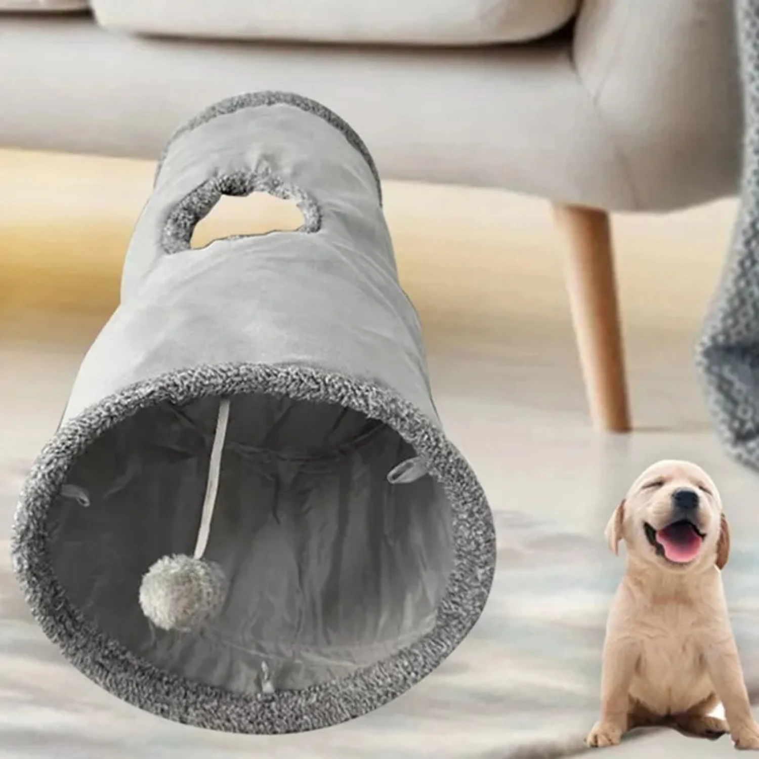 

New Engaging and Durable Portable Toy Tent for Your Beloved Cat - Perfect for Indoor and Outdoor Play Settings - Provides Hours