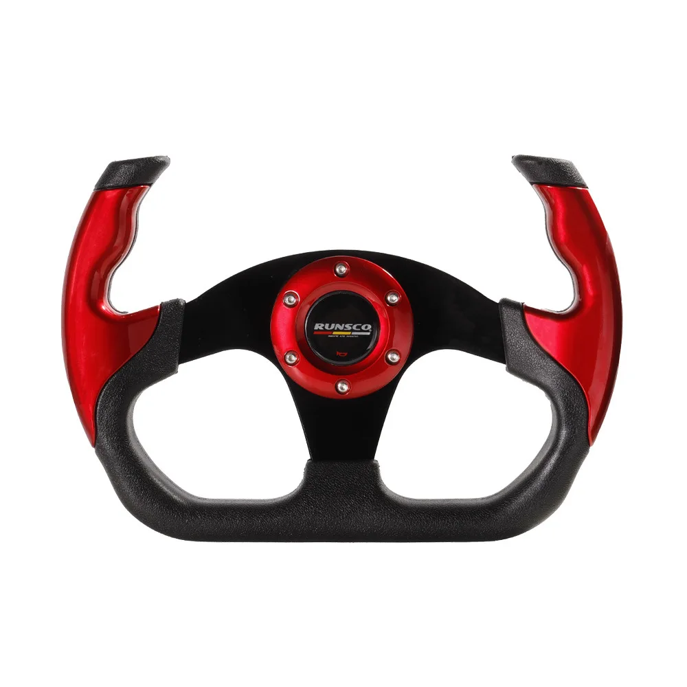 Car Drift D-Type X New Modified Sport Racing Steering Wheel Universal PU13 inch