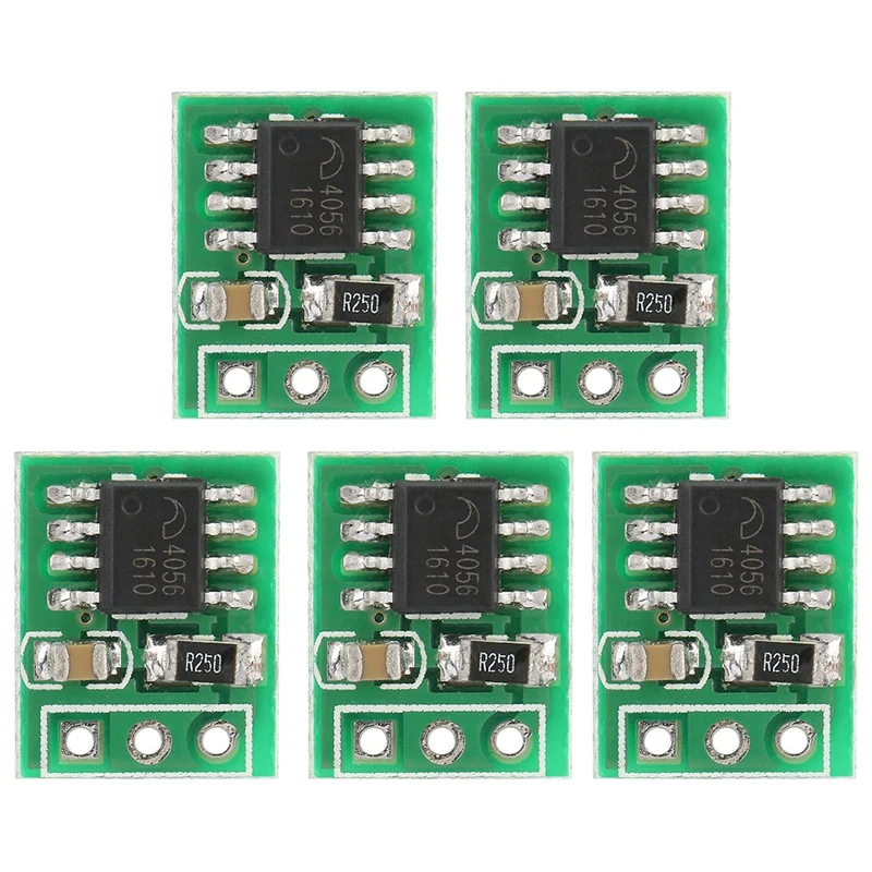 

5Pcs DD08CRMB 5V Lithium Rechargeable Battery Charger Module For Toy 18650 Breadboard Power Bank