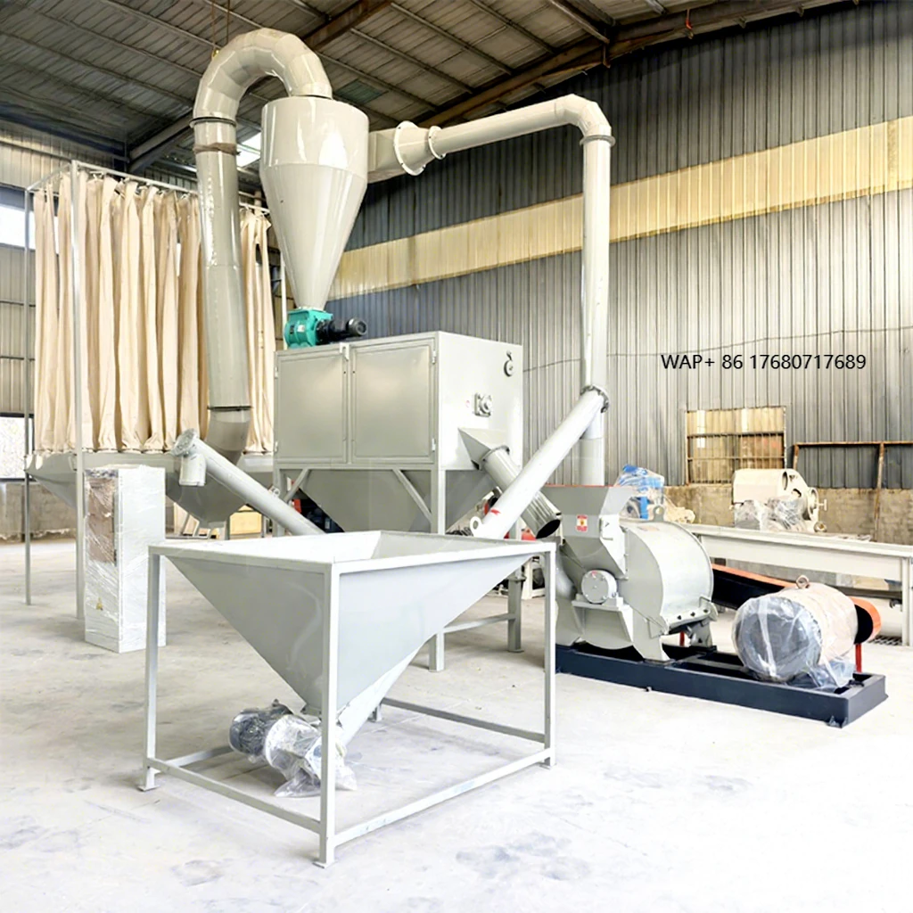 Farm Garden Branch Crushing Wood Crusher Grinder Machine Wood Sawdust Flour Machine
