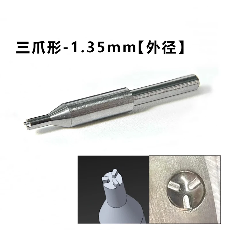 GYC Watch Repair Tool for Cartier Vacheron Constantin Watch Back Cover Dismantle screwdriver with three claws view 2