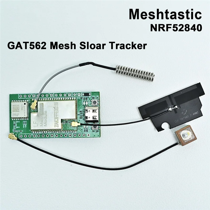 

-ABAB GAT562 Mesh Sloar Solar Tracker GTS862 Meshtastic NRF52840 Lora 868Mhz GPS Wireless Tracking Accessory For Arduino Wi-Fi,