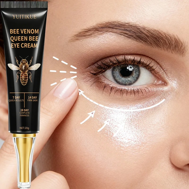 YUITIKUE Bee Venom Eye Cream - Firming, Smoothing Fine Lines, Locking Moisture, Non-Greasy, Radiant Eye Skin Care, 20g