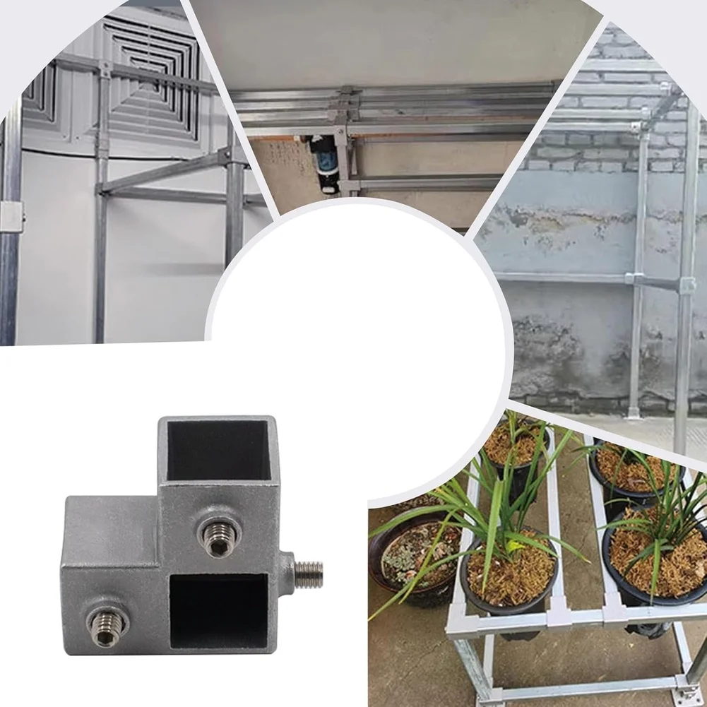 For DIY Furniture 3 Way Aluminum Connector for 25mm Square Tubes Providing Efficient Support and Easy Assembly