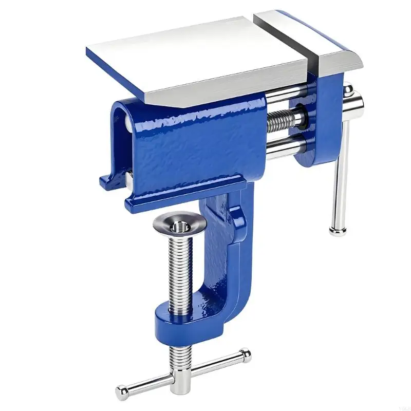 Heavy Duty Double Rails Benches Vises With Large 60Mm Jaw Opening For Metalworking And Woodworking Projects Y5GB
