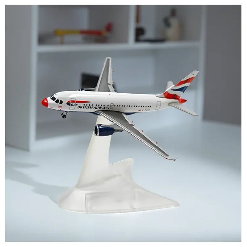 

herpa Diecast Alloy 1:500 Scale British A318 Flying Start 535786 Passenger Airplane Model For Display Collections