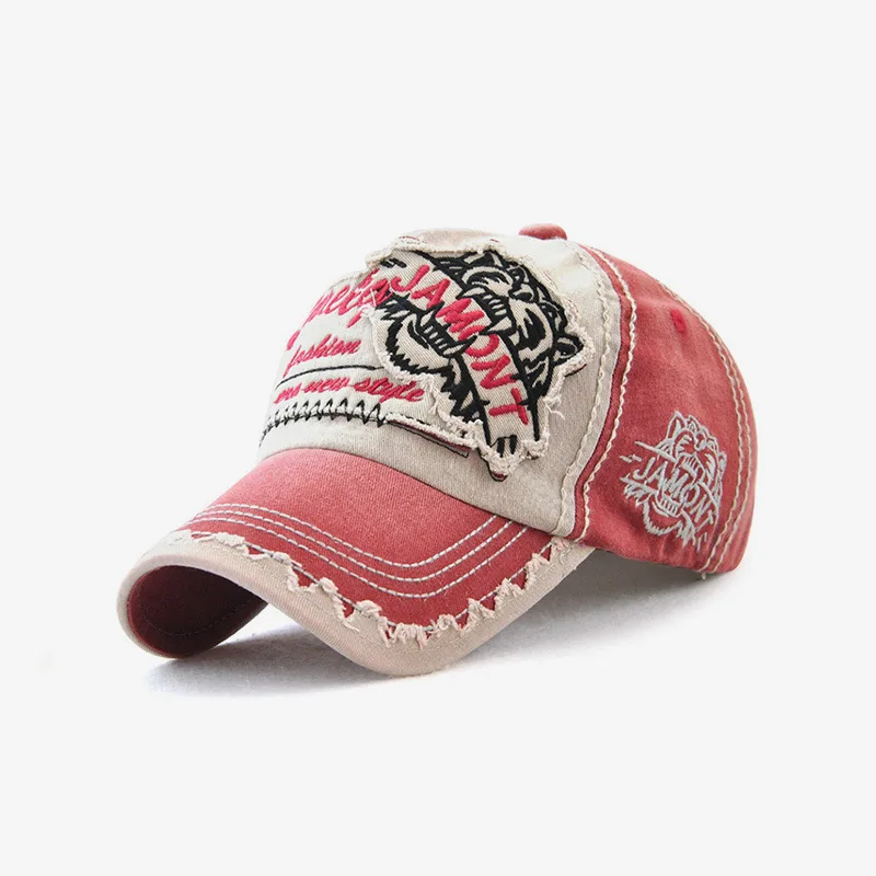 Embroidered Mens Outdoor Leisure Tiger Head Sun Hat Baseball Cap Casual Trucker Hat Snapback Cap Breathable Cotton Adjustable Visor Sunshade Sports Fishing Golf Hiking Travel Headwear For Men Home Care Tool Kit Set Plus Pro Safe Fast Easy Daily Life Best