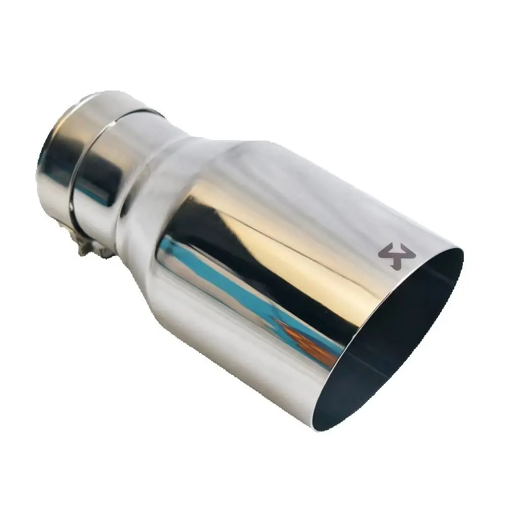 AK Universal 304 Stainless Steel Automobile Exhaust Pipe Muffler Car Accessory for Enhanced Performance Modification