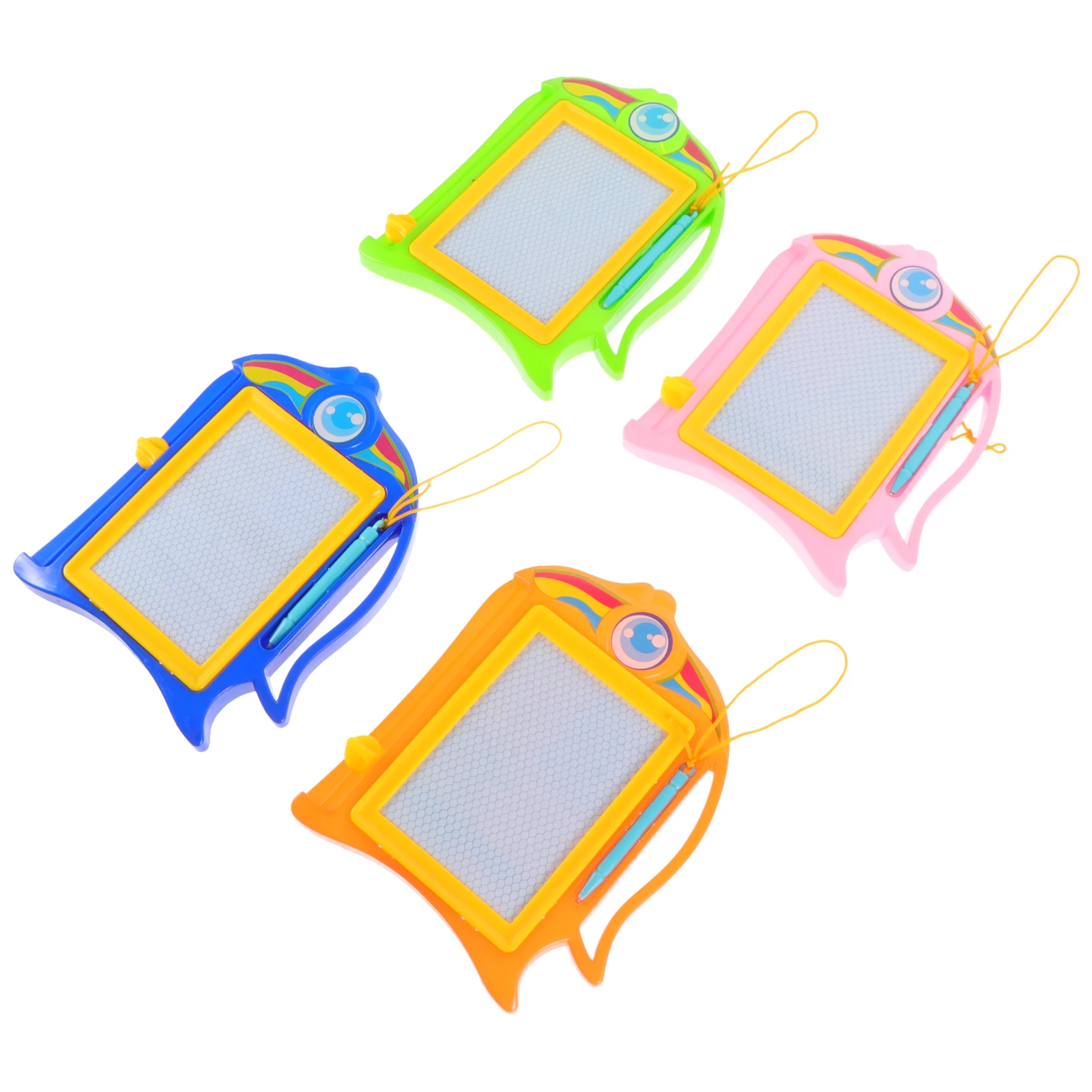 4-delige tekentafel voor kinderen, schetsspeelgoed, schrijfvloeistof, kristal, uitwisbaar plastic