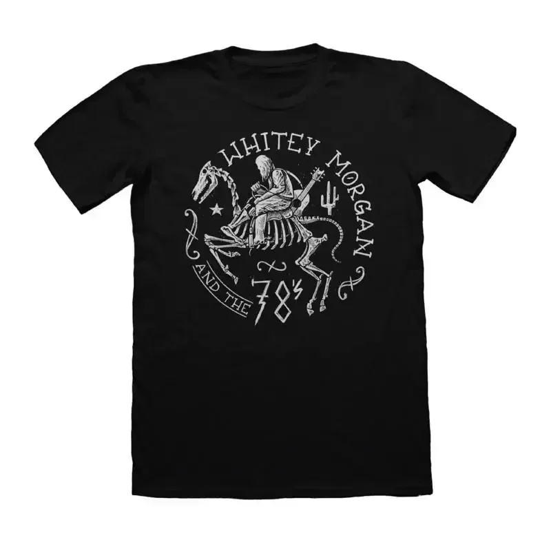 Whitey Morgan The 78 Äôs Baumwoll-T-Shirt in Schwarz, Konzert, Größen S bis 5XL, Cr267