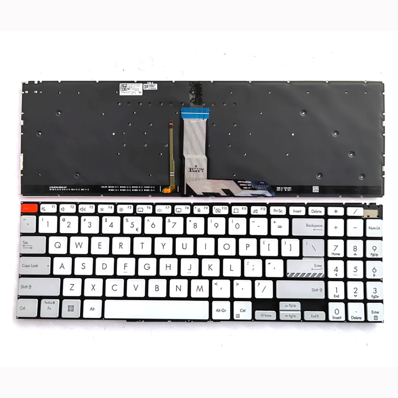 US Layout for ASUS D6500 Q/R/X/I P3500CP P6500CZ X3500P X7600 Laptop Keyboard