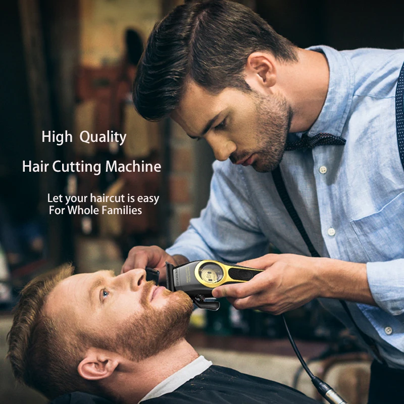 Kemei 2373 Barber Fade Hair Clippers Professional Cordless Hair Trimmer Electric Men Hair Cutting Machine Magnetic Motor 8800RPM image 3