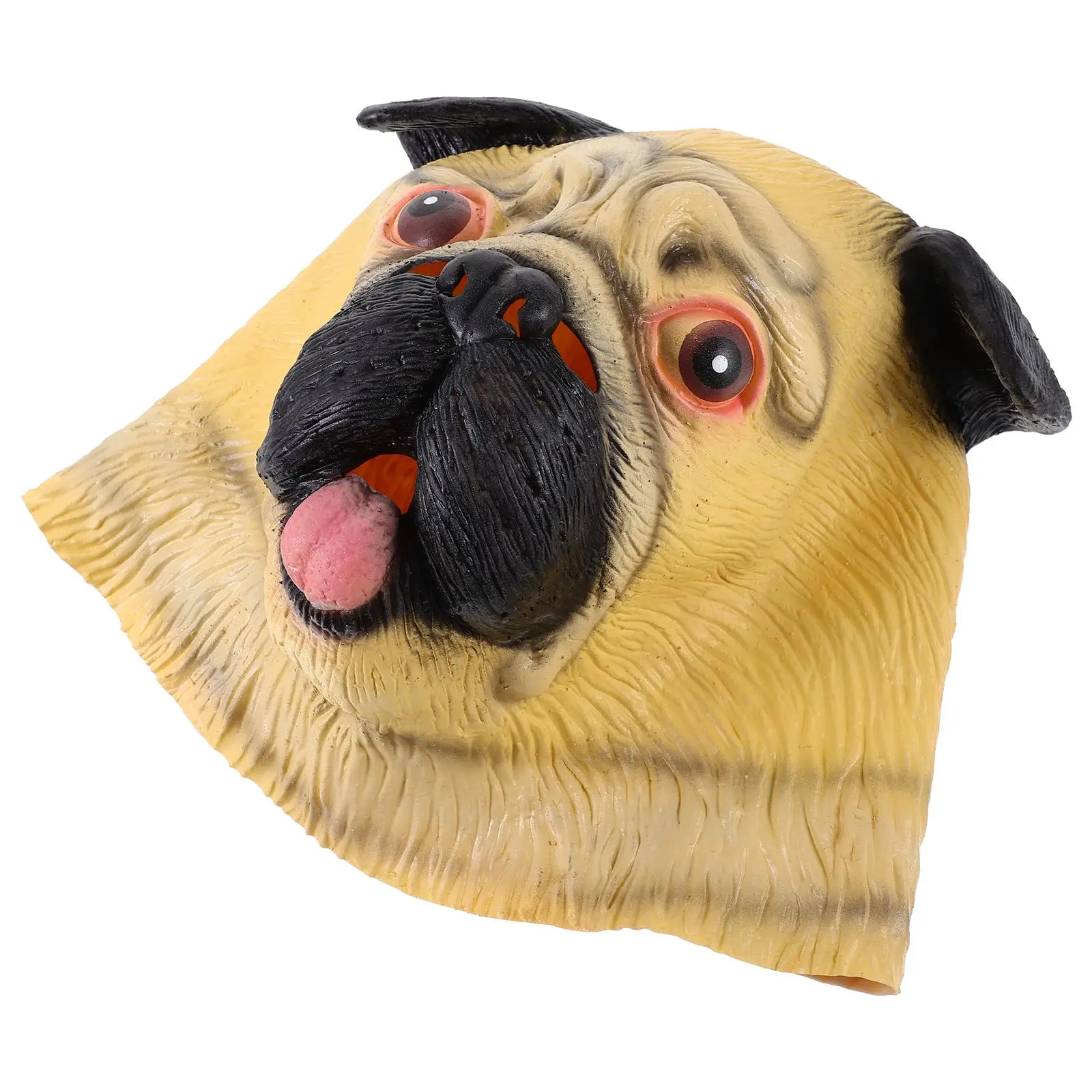 

Masks Head Costume Dog Rubber Hoods Dog Props Halloween Props Halloween Gifts
