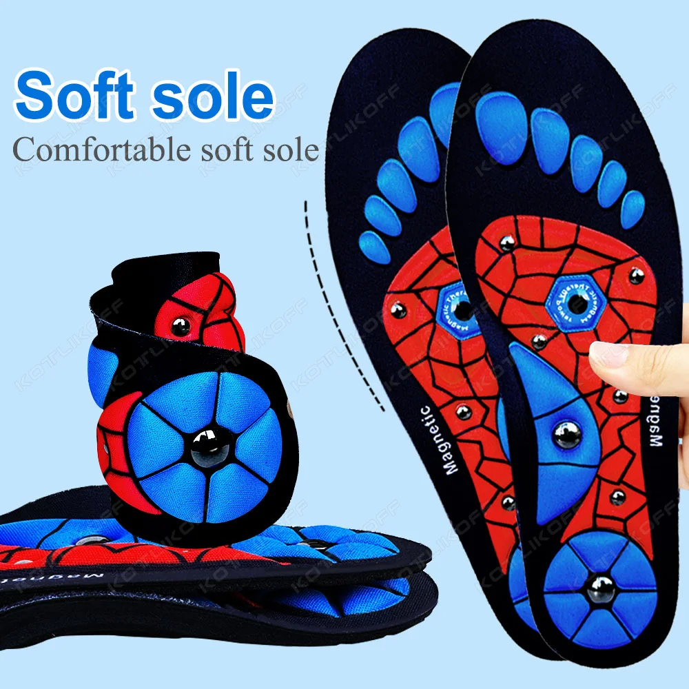

New Magnetic Therapy Sports Insoles Massage Foot Weight Loss Slimming Acupressure Insole Anti-fatigue Health Care Shoe Pads