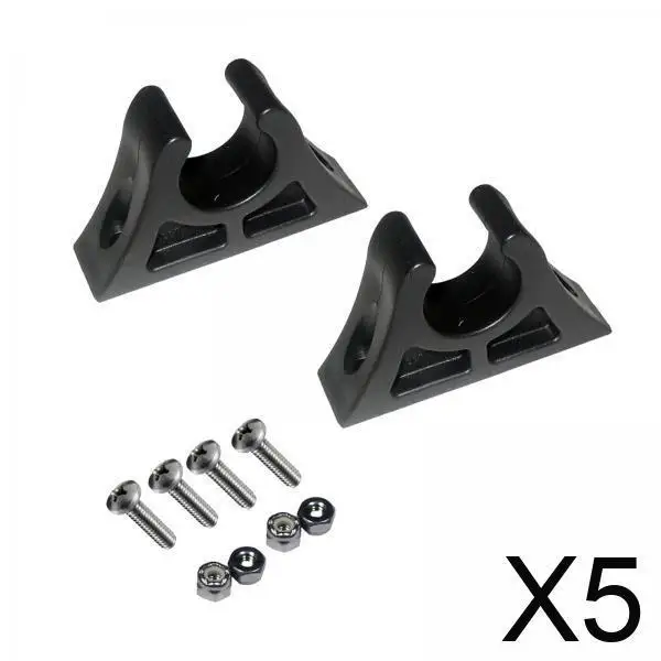 

Kayak Paddle Holder Buckle Plastic Metal Clamp Accessories Secure Mount for Fishing Rafts Inflatable Boats