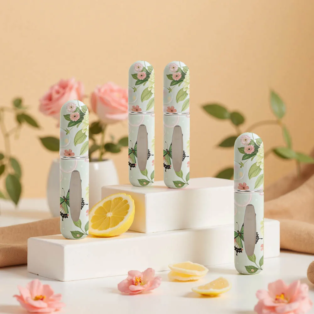 Nowy Mini Flakon na Perfumy 5ml Wielokrotnego Użytku Przenośny Pusty Pojemnik Kosmetyczny Pusty Atomizer z Rozpylaczem