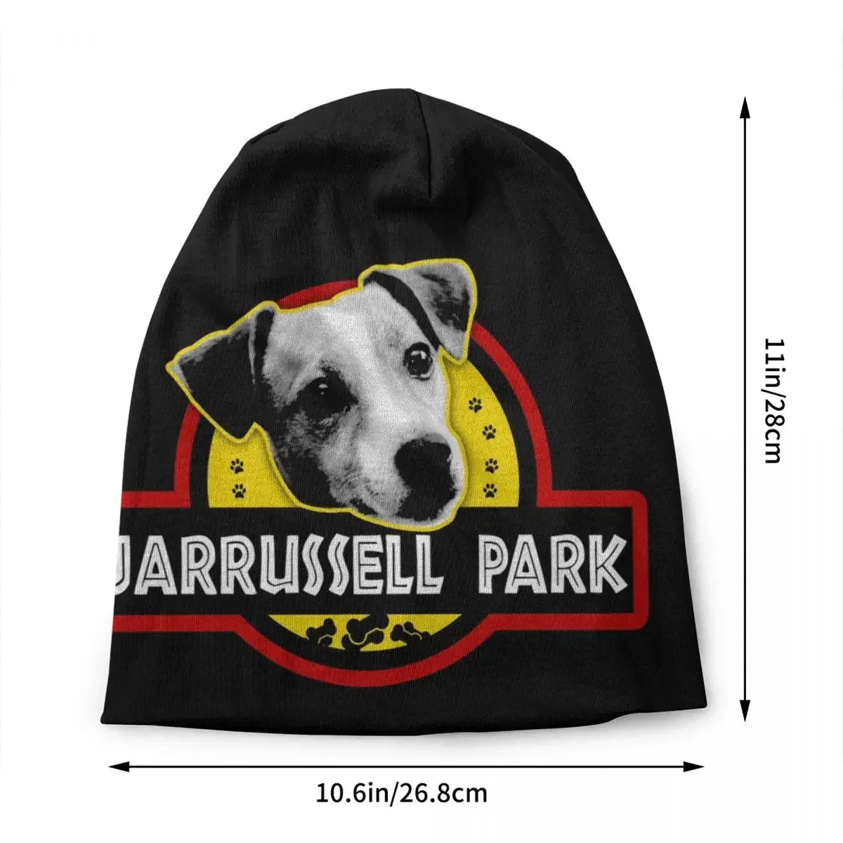 Jarrussell Park Jack Russell Terrier Dog Bonnet Hats Cool Knitting Hat For Men Women Warm Winter Animal Skullies Beanies Caps